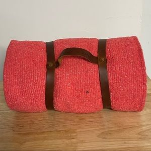 Sackcloth + Ashes Coral Pink Throw or Picnic Blanket